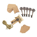 50 Sets Vintage Key Bottle Opener Pillow Box Gift Tag Wedding Favor Souvenir