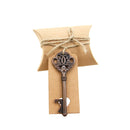 50 Sets Vintage Key Bottle Opener Pillow Box Gift Tag Wedding Favor Souvenir