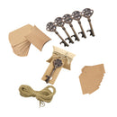 50 Sets Vintage Key Bottle Opener Pillow Box Gift Tag Wedding Favor Souvenir