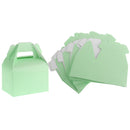 8pcs Paper Candy Cake Cookies Handle Gift Boxes Wedding Favor Green