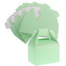 8pcs Paper Candy Cake Cookies Handle Gift Boxes Wedding Favor Green
