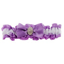 Wedding Woman Bridal Satin Garter Rhinestone Satin Bow Toss Garter Leg Ring