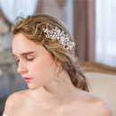 Elegant Wedding Bridal Side Pears Hair Clips Crystal Hair Pins Hair Jewelry