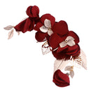 Elegant Bridal Bridesmaid Flower Leaf Side Hair Clip Wedding Prom Headpieces