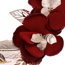 Elegant Bridal Bridesmaid Flower Leaf Side Hair Clip Wedding Prom Headpieces