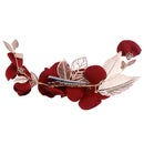 Elegant Bridal Bridesmaid Flower Leaf Side Hair Clip Wedding Prom Headpieces