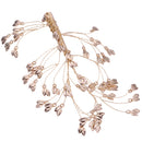 Golden Bridal Side Hair Clips Rhinestone Hair Pins Wedding Hair Jewelry Gift