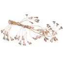 Golden Bridal Side Hair Clips Rhinestone Hair Pins Wedding Hair Jewelry Gift
