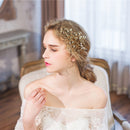 Golden Bridal Side Hair Clips Rhinestone Hair Pins Wedding Hair Jewelry Gift
