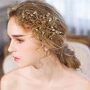 Golden Bridal Side Hair Clips Rhinestone Hair Pins Wedding Hair Jewelry Gift