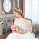 Elegant Pearls Bridal Bridesmaid Flower Side Hair Clip Wedding Party Jewelry