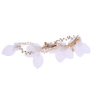 Elegant Pearls Bridal Bridesmaid Flower Side Hair Clip Wedding Party Jewelry