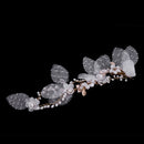 Elegant Pearls Bridal Bridesmaid Flower Side Hair Clip Wedding Party Jewelry