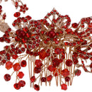 Elegent Women Rhinestone Crystal Hairpin Comb Hair Accessories Wedding/Prom/Party Favor