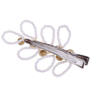 Bridal Wedding Golden Pearls Hair Clips Barrette Hair Jewelry Gifts