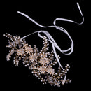Rhinestone Pearl Headband Wedding Bridal Tiara Hair Band Head Piece Gift
