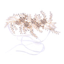 Rhinestone Pearl Headband Wedding Bridal Tiara Hair Band Head Piece Gift