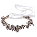 Vintage Rhinestone Pearl Headband Wedding Bridal Tiara Hair Band Head Piece Gift