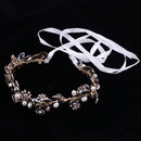 Vintage Rhinestone Pearl Headband Wedding Bridal Tiara Hair Band Head Piece Gift