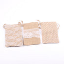 Jute Drawstring Burlap Gift Bags Pouches for Wedding Party Favor
