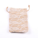 Jute Drawstring Burlap Gift Bags Pouches for Wedding Party Favor