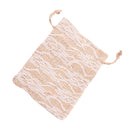 Jute Drawstring Burlap Gift Bags Pouches for Wedding Party Favor