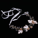Diamante Rhinestone Leaf Headband Wedding Bridal Tiara Hair Band Head Piece Gift