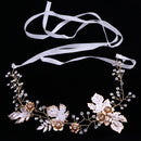 Diamante Rhinestone Leaf Headband Wedding Bridal Tiara Hair Band Head Piece Gift