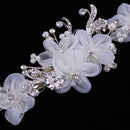 Elegant Pearls Rhinestone Flower Bridal Bridesmaid Hair Clip Wedding Jewelry