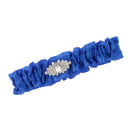 Wedding Bridal Satin Garter Diamante Thigh Ring Leg Ring Party Decor Blue