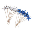 Pack of 50pcs ColorfuL Foil Windmill Fruit Tropical Party Table Decor