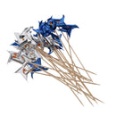 Pack of 50pcs ColorfuL Foil Windmill Fruit Tropical Party Table Decor