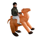 Inflatable Camel Rider Costume Outfit Adult Cosplay Party Fancy Dress Up