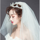 Elegant Drop Style Rhinestone Crown Tiara Earring Set Wedding Bridal Jewelry