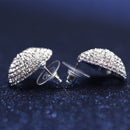 Elegant Crystal Rhinestone Ear Studs Earring Wedding Pageant Party Jewelry