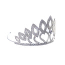 Shiny Crystal Rhinestone Crown Princess Queen Tiara Wedding Bridal Jewelry
