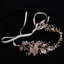 Elegant Lady Women Flower Crystal Headband for Wedding Party Costume Jewelry