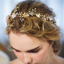 Elegant Lady Women Flower Crystal Headband for Wedding Party Costume Jewelry