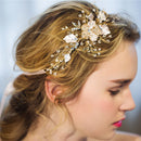 Elegant Lady Women Flower Crystal Headband for Wedding Party Costume Jewelry