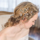 Wedding Party Women Girls Flower Crystal Hair Clip Hair Accessories