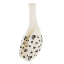 12 inch Black Paw Prints Latex White Party Balloons Pack of 100pcs