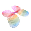 Girls Fairy Butterfly Wing Rainbow Children Birthday Party Fancy Dress Up