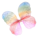 Girls Fairy Butterfly Wing Rainbow Children Birthday Party Fancy Dress Up