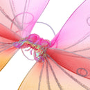 Girls Fairy Butterfly Wing Rainbow Children Birthday Party Fancy Dress Up