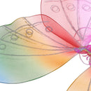 Girls Fairy Butterfly Wing Rainbow Children Birthday Party Fancy Dress Up