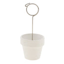 Mini Silver Metal Candy Bucket Place Card Holder Mini Picture Photo Clip