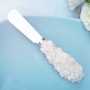 Romantic Rose Handle Cheese Spreader Wedding Bomboniere Gift Favors