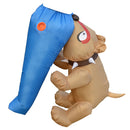 Funny Dog Bite Ass Inflatable Adult Costume Halloween Birthday Fancy Dress 1.1m