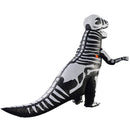 Skeleton T-Rex Dinosaur Child Inflatable Costume Halloween Party Fancy Dress