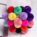 Pack of 40/Set Colorful Tissue Paper Lantern Honeycomb Ball Pom Party Decorations